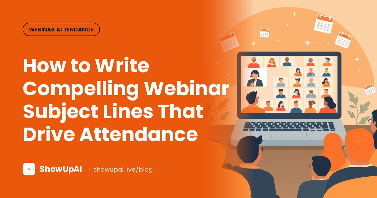How to Write Compelling Webinar Subject Lines That Drive Attendance