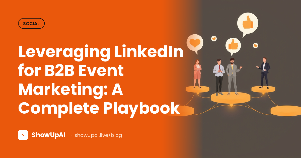 Leveraging LinkedIn for B2B Event Marketing: A Complete Playbook