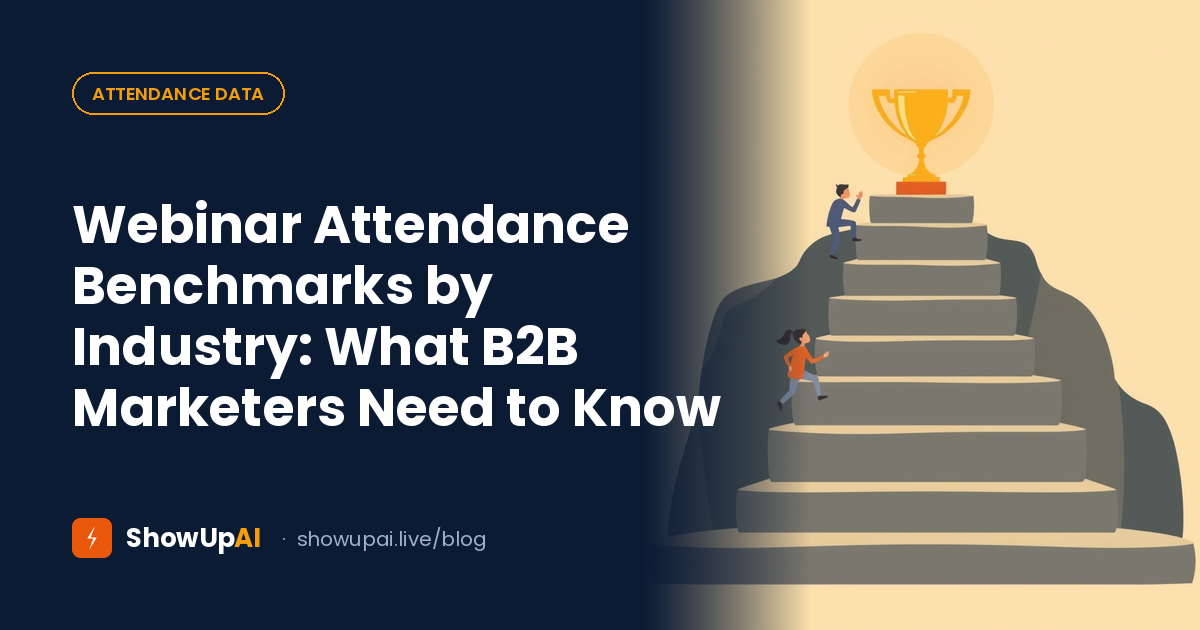 Webinar Attendance Benchmarks by Industry: What B2B Marketers Need to Know